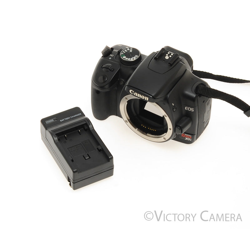 Canon Rebel XTi 10.1MP DSLR Camera Body w/ Charger [EXC] - Victory Camera
