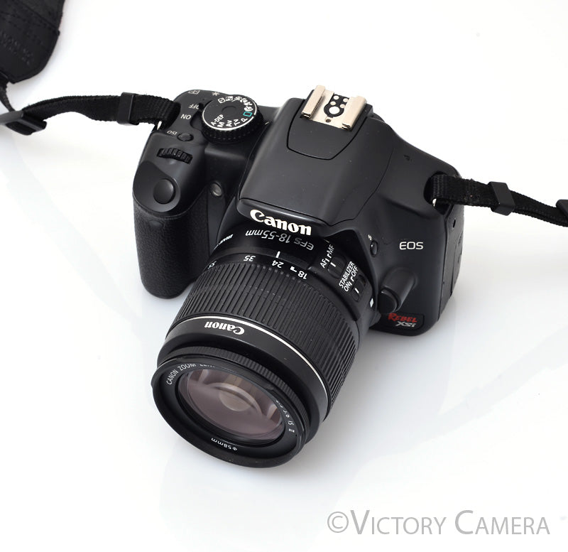 Canon EOS Rebel XSi 12.2MP Digital SLR Camera w/ 18-55mm Lens [EXC] - Victory Camera