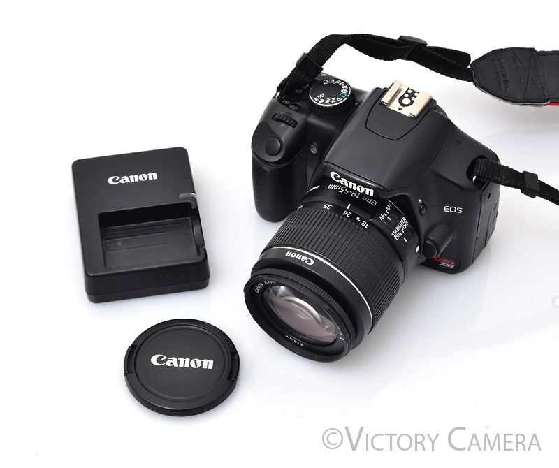 Canon EOS Rebel XSi 12.2MP Digital SLR Camera w/ 18-55mm Lens [EXC] - Victory Camera