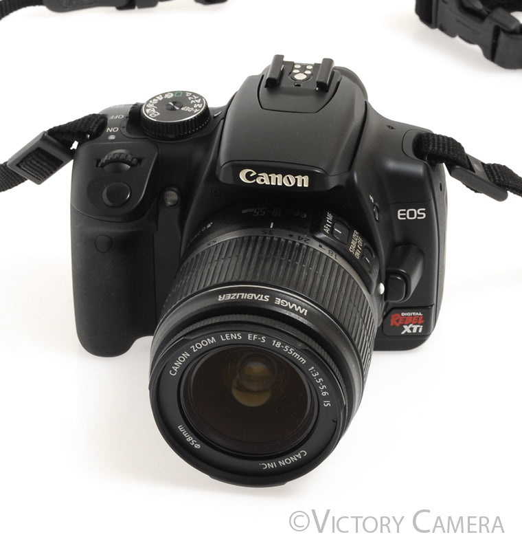 Canon EOS Rebel XTi 10.1MP DSLR Camera w/ 18-55mm F3.5-5.6 EF-S Zoom Lens