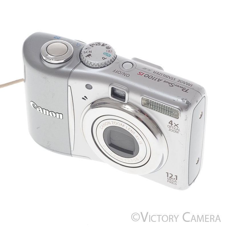 Canon PowerShot A1100 12MP IS Point-and-Shoot Digital Camera (Silver) [EXC] image 3