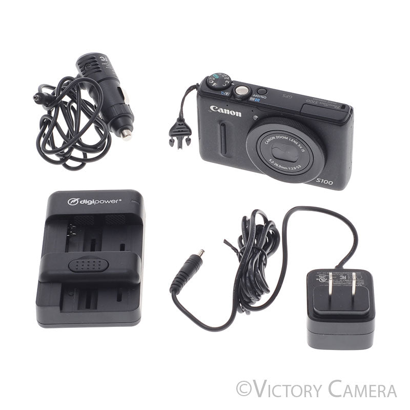 Canon PowerShot S100 12.1MP 5x Zoom Compact Digital Camera [EXC+] - Victory Camera