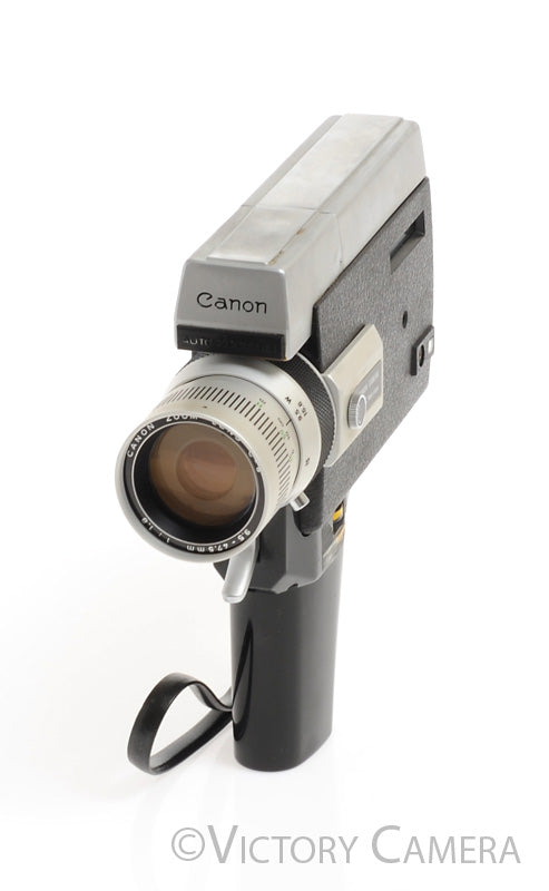 Canon Auto Zoom 518 Super 8mm Motion Picture Film Camera w/ Case -Manual Zoom- - Victory Camera