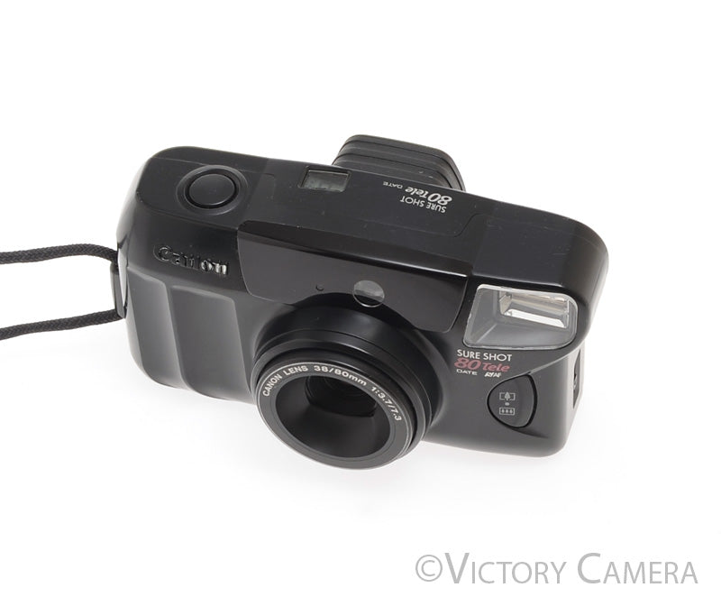 Canon Sure Shot 80 Tele Date SAF 35mm Point & Shoot Film Camera [EXC-] - Victory Camera
