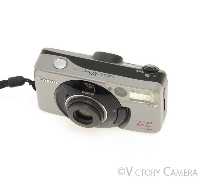 Canon Sureshot 105 Zoom Date 35mm Point &amp; Shoot Camera w/ 38-105mm Len [EXC]
