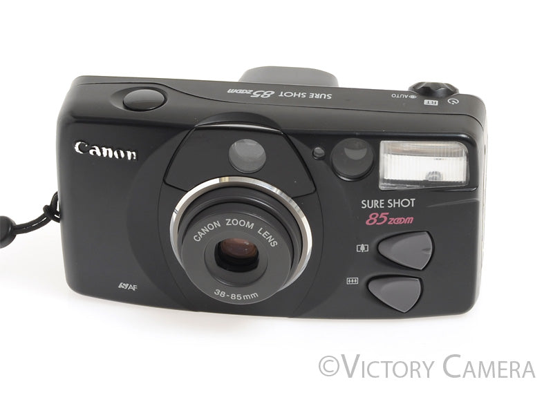 Canon Sure Shot 85 Black Point &amp; Shoot Camera w/ 38-85mm Zoom Lens -Clean-