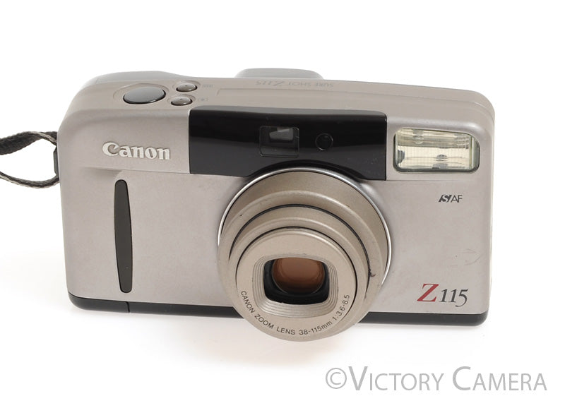 Canon SureShot Z115 35mm Point and Shoot Film Camera w/ 38-115mm Lens - Victory Camera