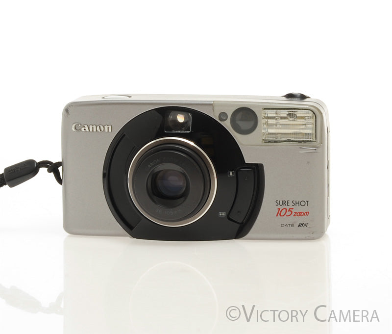 Canon Sureshot 105 Zoom Date 35mm Point &amp; Shoot Camera w/ 38-105mm Len [EXC]