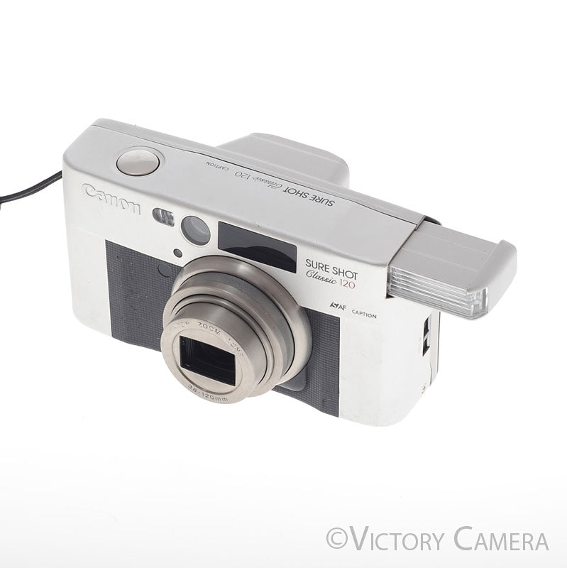 Canon SureShot Classic 120 35mm Point & Shoot Film Camera [EXC] - Victory Camera