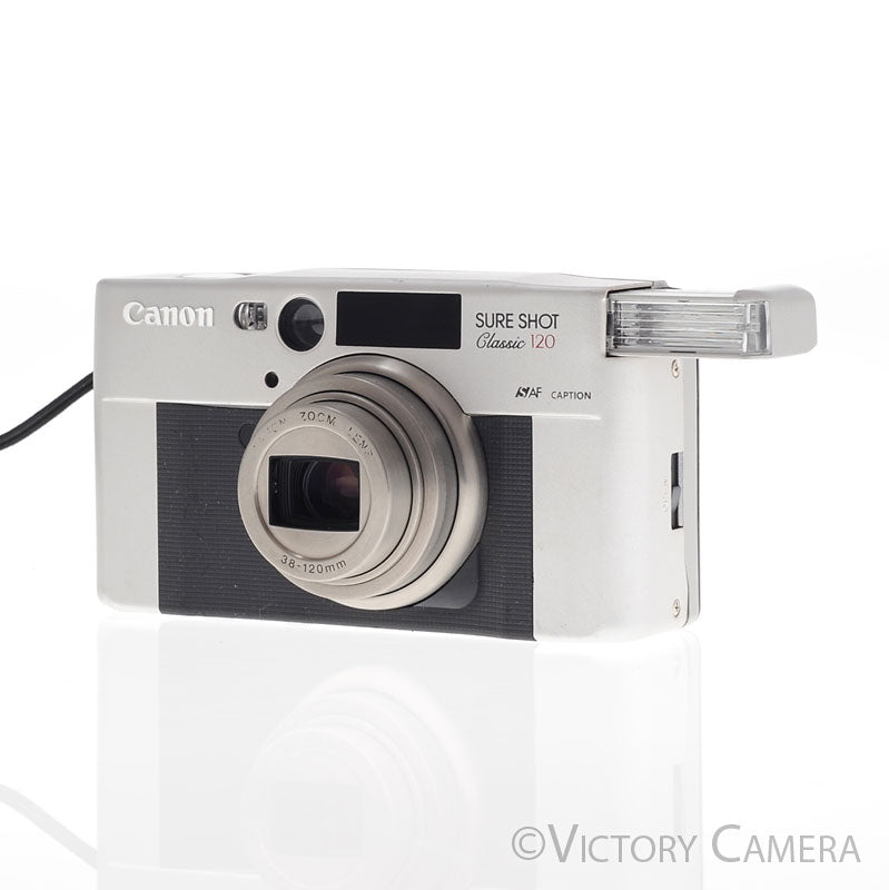 Canon SureShot Classic 120 35mm Point & Shoot Film Camera [EXC] - Victory Camera