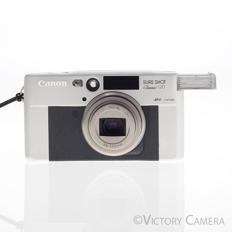 Canon SureShot Classic 120 35mm Point & Shoot Film Camera [EXC] - Victory Camera