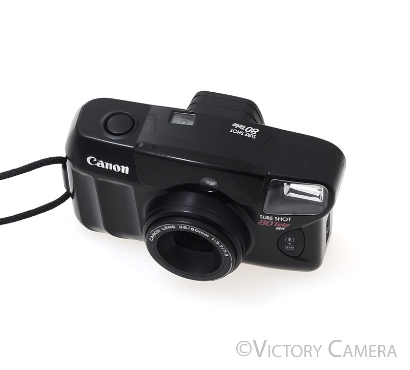 Canon Sure Shot 80 Tele Date SAF 35mm Point & Shoot Film Camera [EXC] - Victory Camera