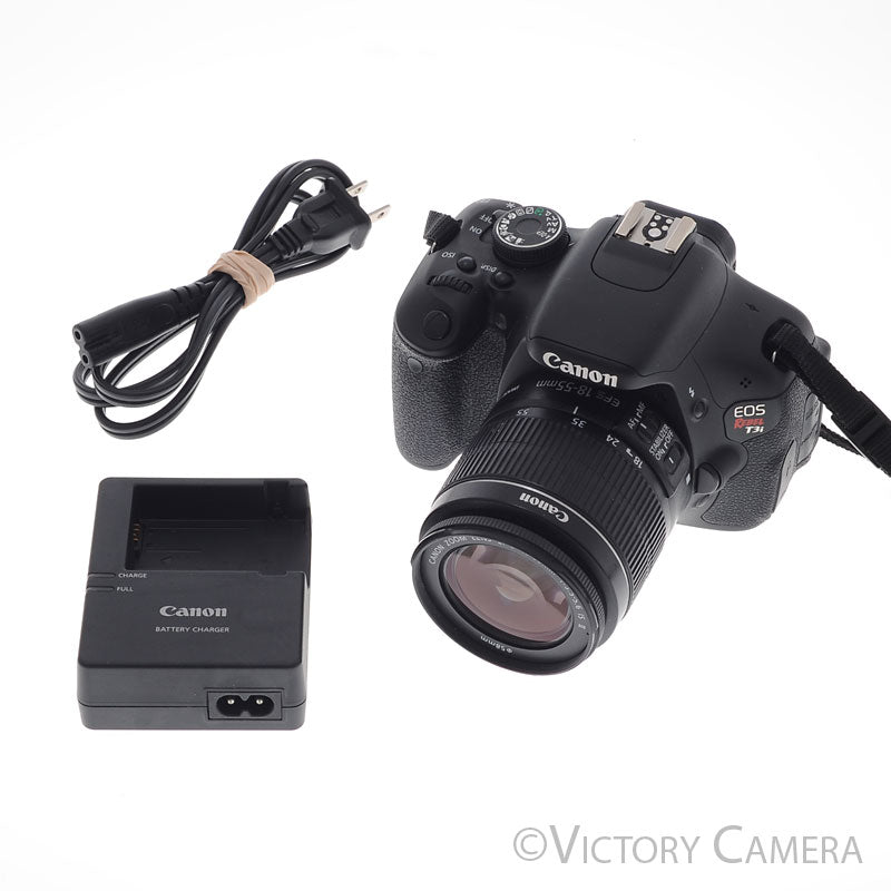 Canon EOS Rebel T3i 18.7mp Digital Camera with EF-S 18-55mm II Lens [EXC+] - Victory Camera