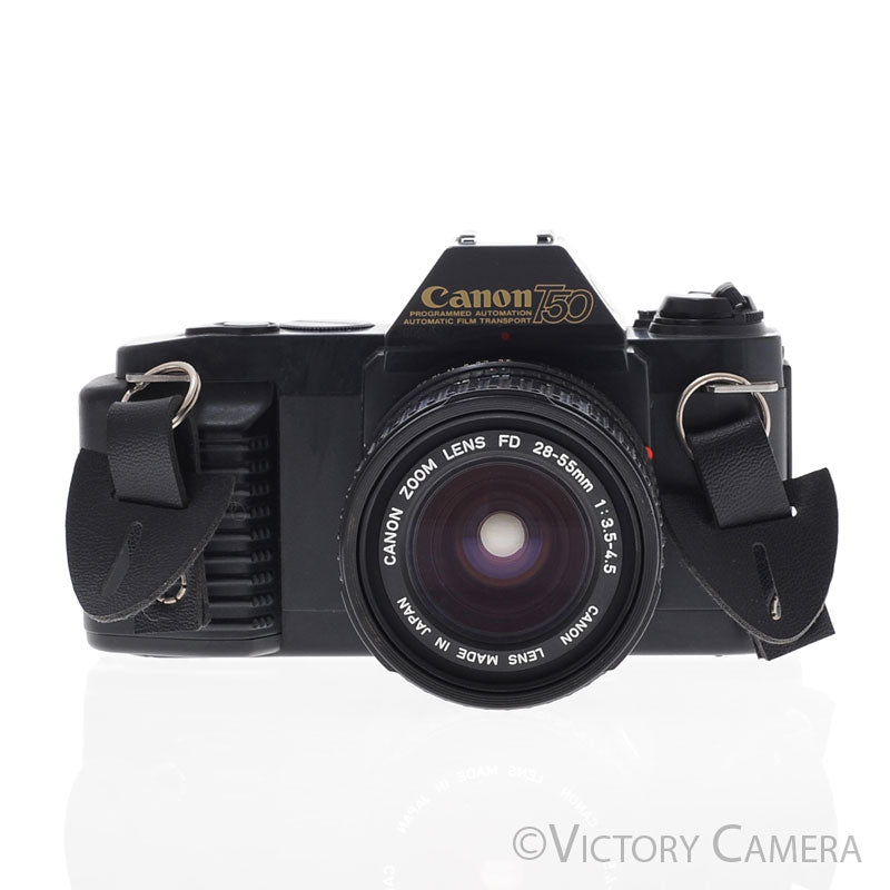 Canon T50 35mm Film SLR Camera w/ 28-55mm Zoom Lens [EXC] - Victory Camera