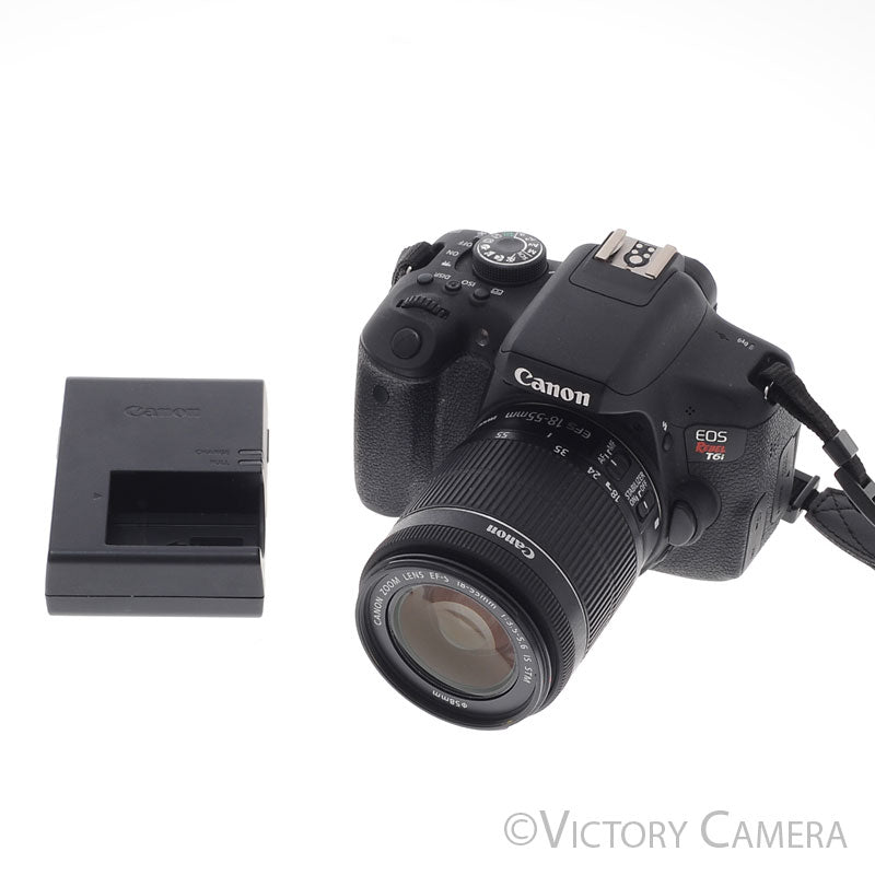 Canon Rebel T6i 24.2MP Digital SLR Camera w/ 18-55mm Zoom Lens [EXC+] - Victory Camera