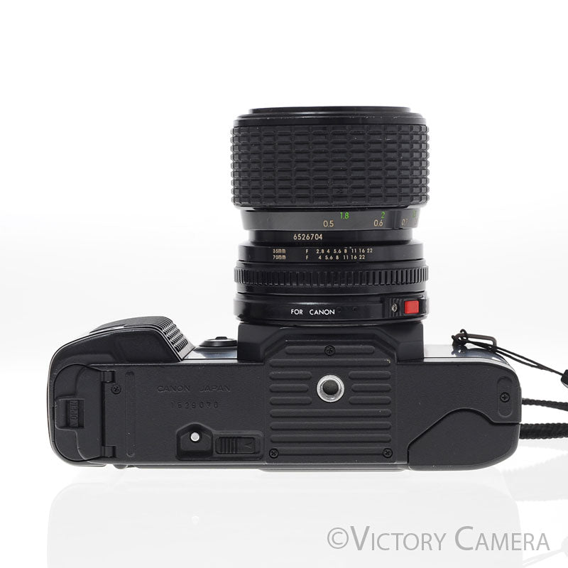 Canon T70 35mm FD Film Camera Body w/ 35-70mm Zoom Lens [EXC] image 4