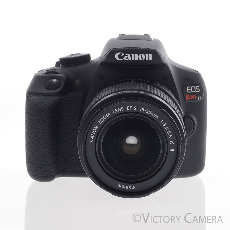 Canon EOS Rebel T7 24.1MP Digital SLR Camera w/ EF-s 18-55mm Lens [EXC+]