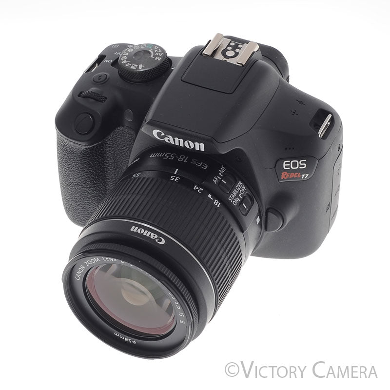 Canon EOS Rebel T7 24.1MP Digital SLR Camera w/ EF-s 18-55mm Lens [EXC+] image 2