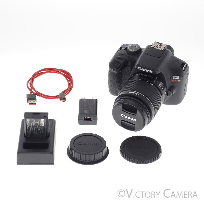 Canon EOS Rebel T7 24.1MP Digital SLR Camera w/ EF-s 18-55mm Lens [EXC+] image 5
