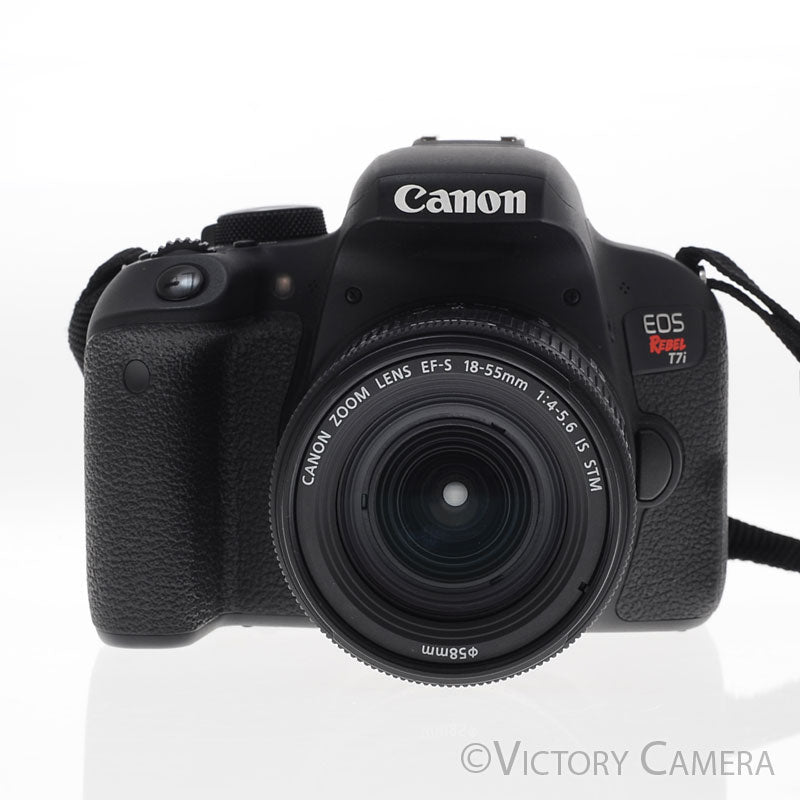 Canon EOS Rebel T7i 24.2MP Digital SLR Camera w/ 18-55mm [EXC+] image 1