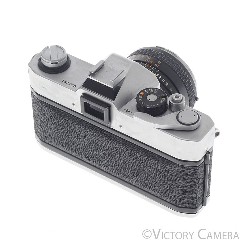 Canon TLb Chrome 35mm Film Camera w/ 50mm f1.8 Lens [EXC-] image 4