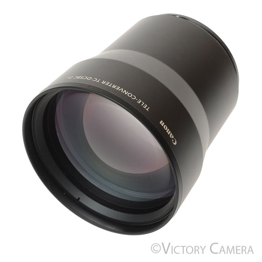 Canon TeleConverter + Lens Adapter Set TC-DC58C 2x + LA-DC58H [EXC+] - Victory Camera