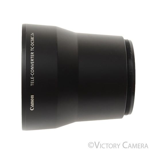Canon TeleConverter + Lens Adapter Set TC-DC58C 2x + LA-DC58H [EXC+] - Victory Camera