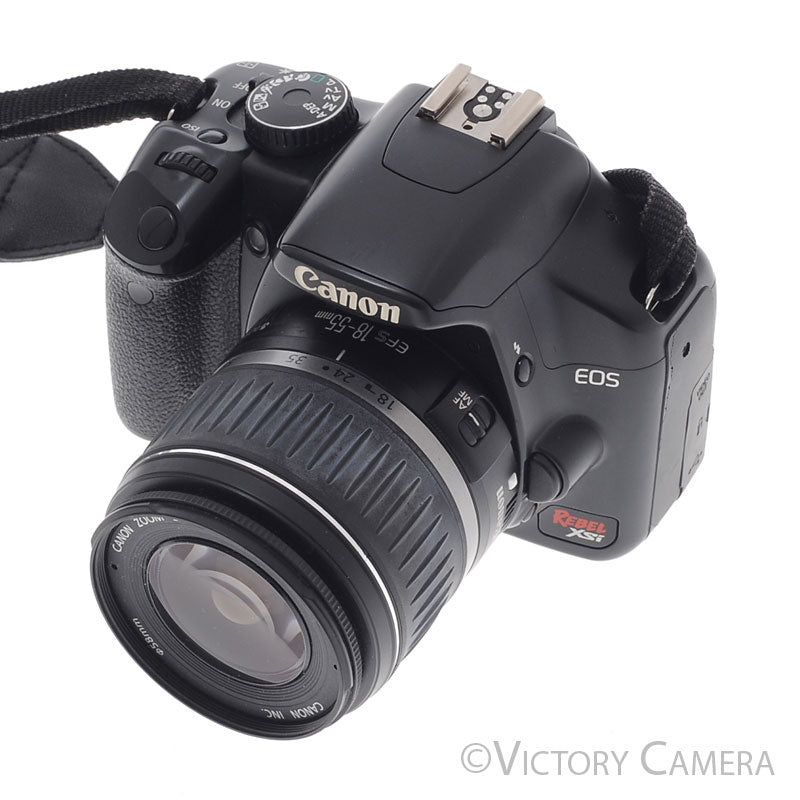 Canon EOS Rebel XSi 12.2MP Digital SLR Black Camera Body [EXC]