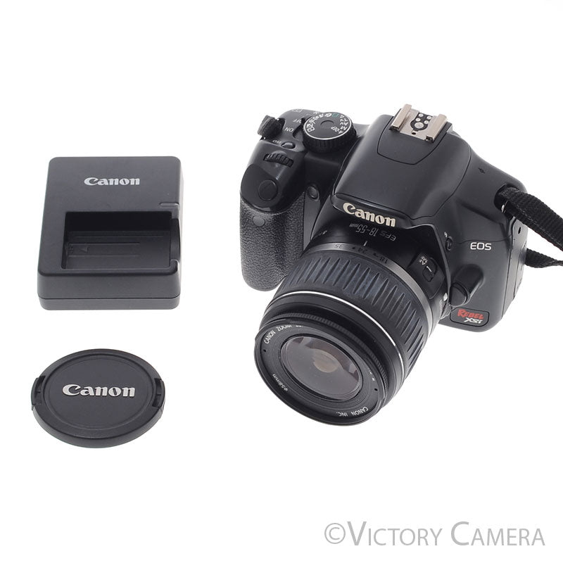 Canon EOS Rebel XSi 12.2MP Digital SLR Black Camera Body [EXC]