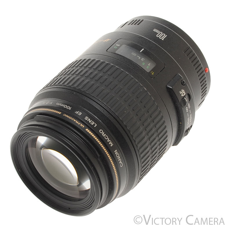 Canon EOS EF 100mm f2.8 USM 1:1 Macro AF Telephoto Prime Lens [EXC+] - Victory Camera