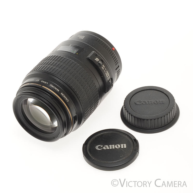 Canon EOS EF 100mm f2.8 USM 1:1 Macro AF Telephoto Prime Lens [EXC+] - Victory Camera