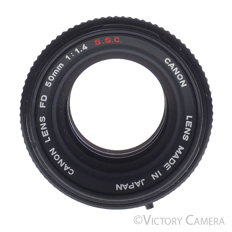 Canon FD S.S.C 50mm f1.4 Fast Prime Lens [EXC+] - Victory Camera