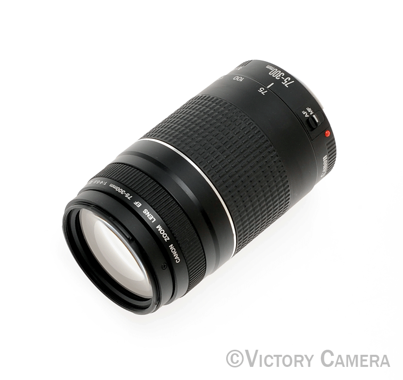 Canon EOS EF 75-300mm f4-5.6 III Telephoto Zoom Lens [EXC] - Victory Camera