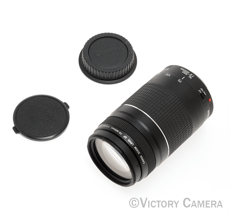 Canon EOS EF 75-300mm f4-5.6 III Telephoto Zoom Lens [EXC] - Victory Camera