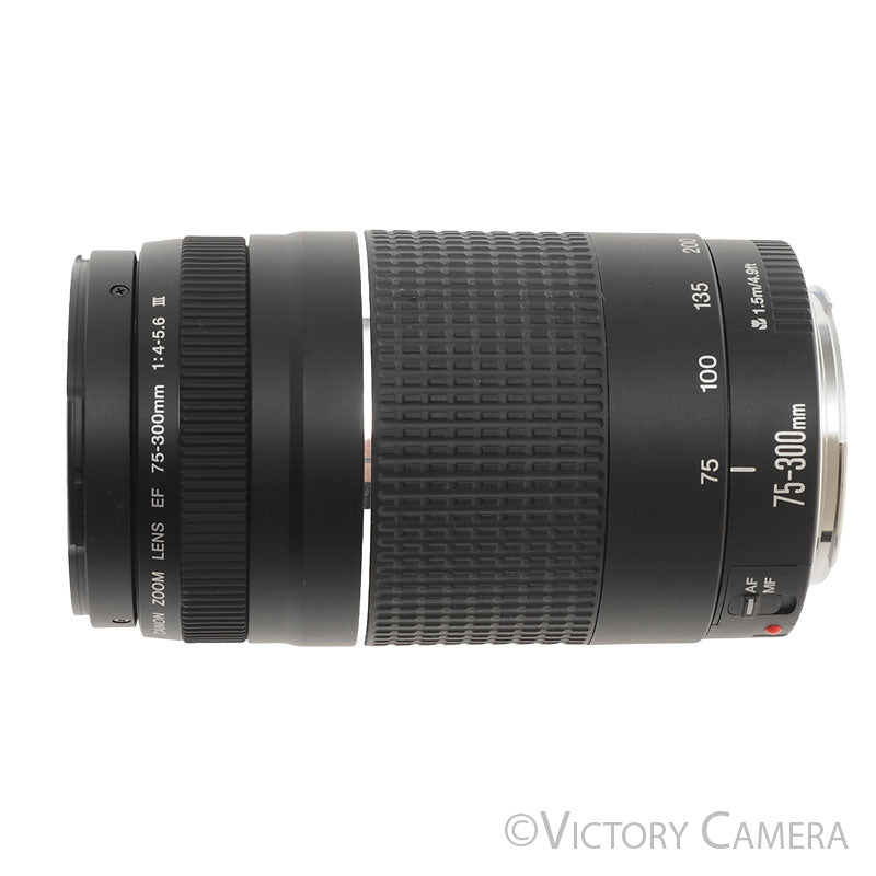 Canon EOS EF 75-300mm f4-5.6 III Telephoto Zoom Lens [MINT-] - Victory Camera