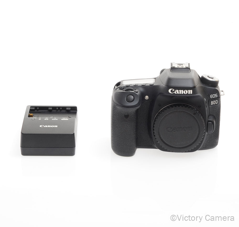 Canon EOS 80D 24.2MP DSLR Camera Body ~40,687 Shutter Count [EXC] - Victory Camera