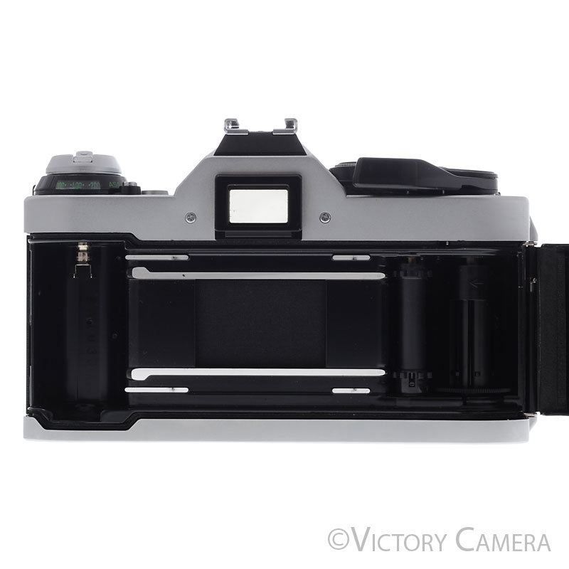 Canon AE-1 Program Chrome 35mm Film SLR Camera 50mm f1.8 Lens  [EXC] - Victory Camera