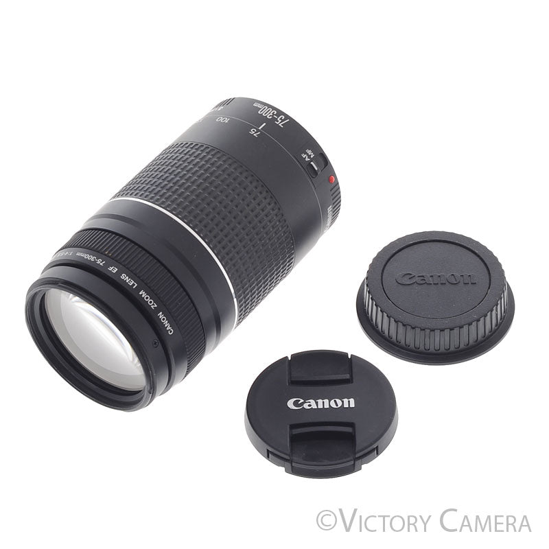 Canon EOS EF 75-300mm f4-5.6 III Telephoto Zoom Lens [EXC+] - Victory Camera