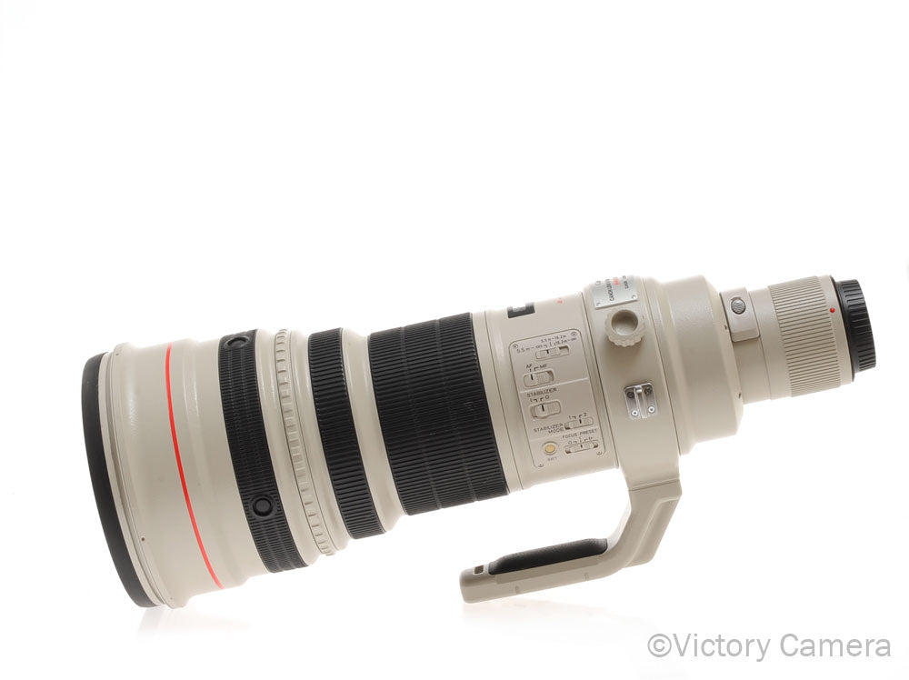 Canon 600mm f4 L IS USM Telephoto Prime Lens w/ Shade + Case [EXC] - Victory Camera