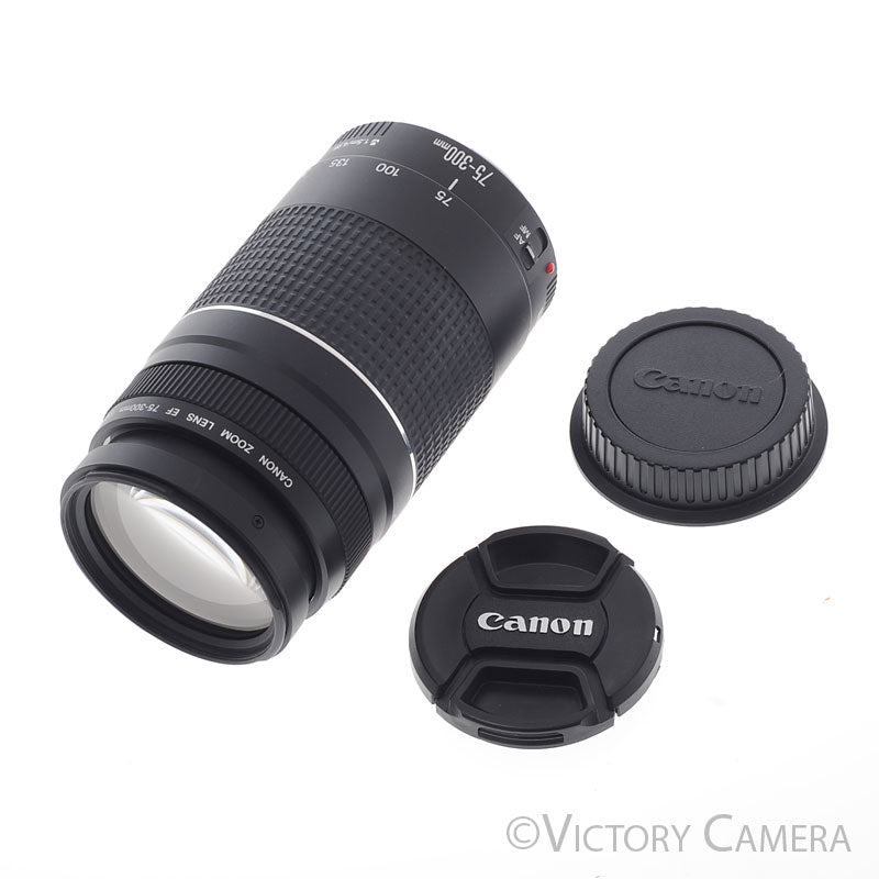 Canon EOS EF 75-300mm f4-5.6 III Telephoto Zoom Lens [EXC] - Victory Camera