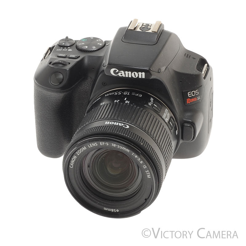 Canon EOS Rebel SL3 24.1MP Digital SLR Camera w/ 18-55mm Zoom Lens [EXC-] - Victory Camera