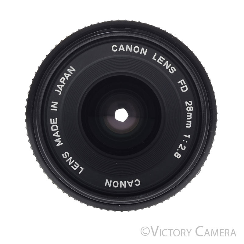 Canon FD 28mm f2.8 (late version) Manual Focus Wide Angle Lens [EXC+] - Victory Camera