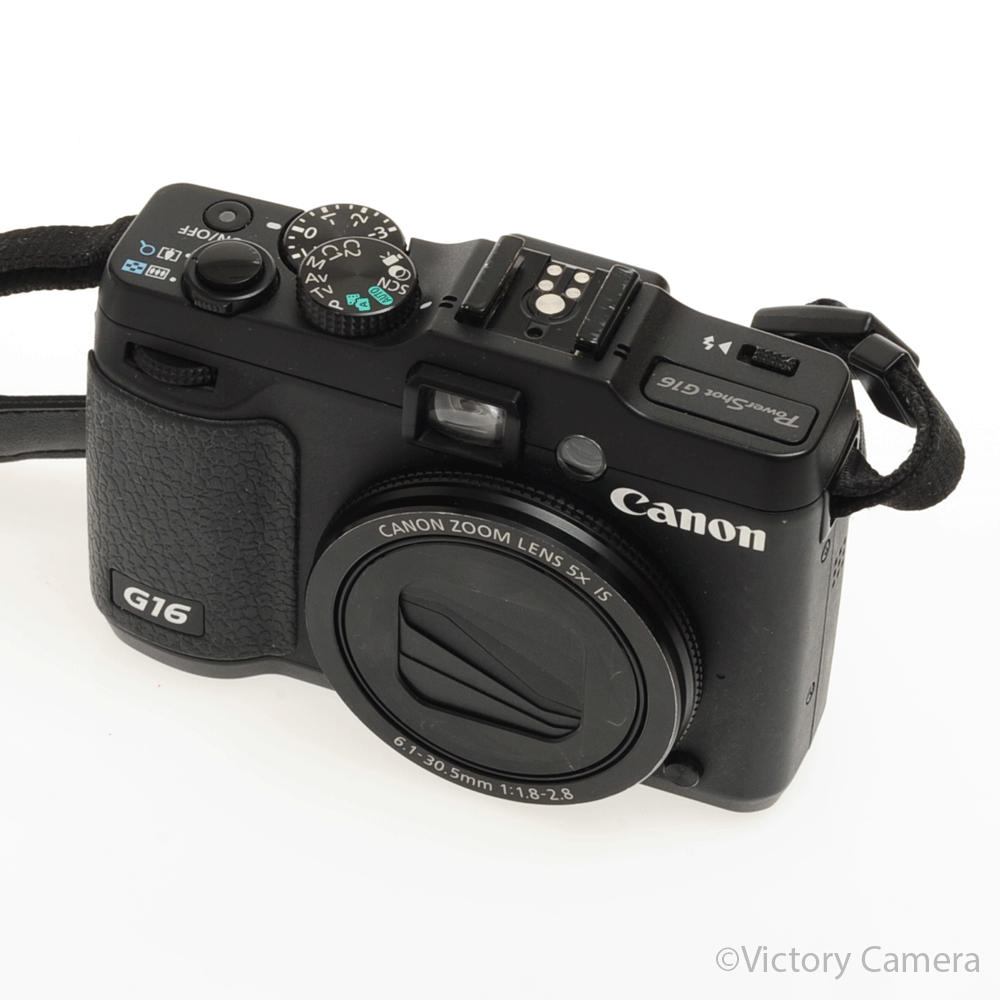 Canon PowerShot G16 12.1MP Digital Point and Shoot Camera [EXC+] - Victory Camera
