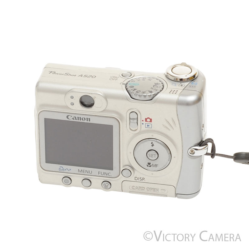Canon PowerShot A520 4.0MP Digital Point and Shoot Camera [EXC] - Victory Camera