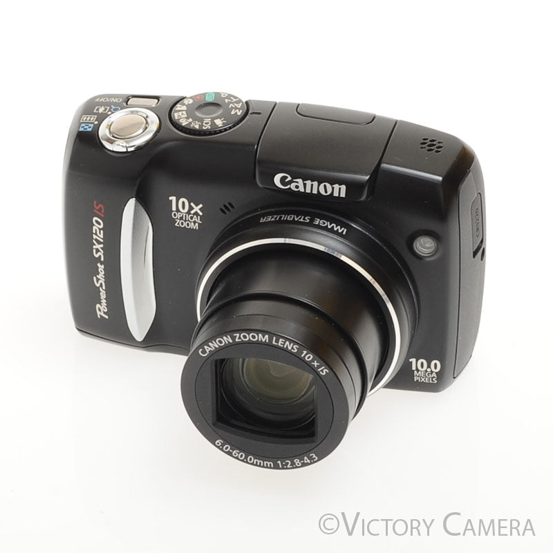 Canon PowerShot SX120 IS 10MP Compact Digital Camera Digicam [MINT-] - Victory Camera