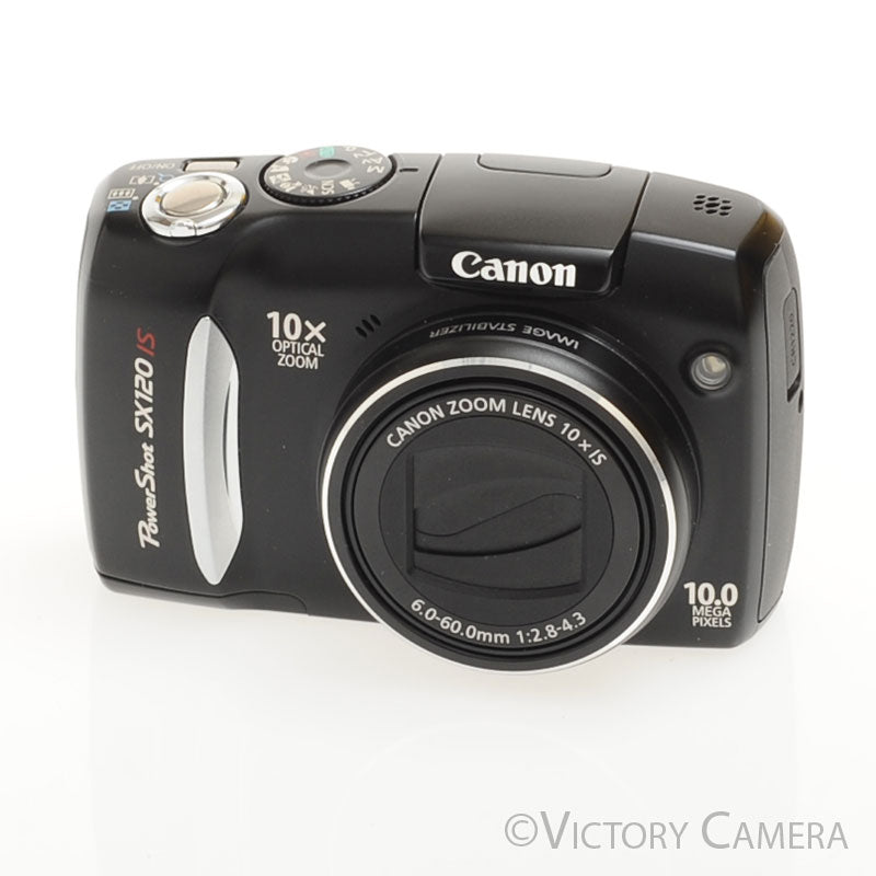 Canon PowerShot SX120 IS 10MP Compact Digital Camera Digicam [MINT-] - Victory Camera