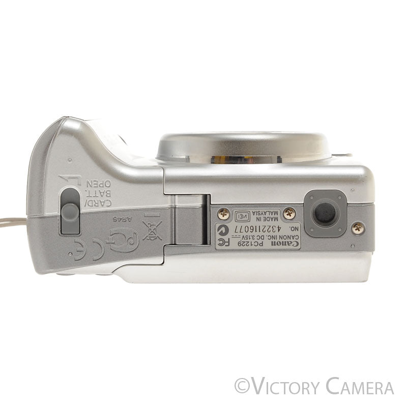 Canon Powershot A560 Silver 7.1mp Digtial Point & Shoot Camera [EXC-] - Victory Camera
