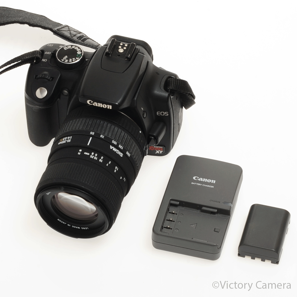 Canon Rebel XT 35mm Film Camera w/ 55-200mm AF Zoom Lens [EXC] image 6