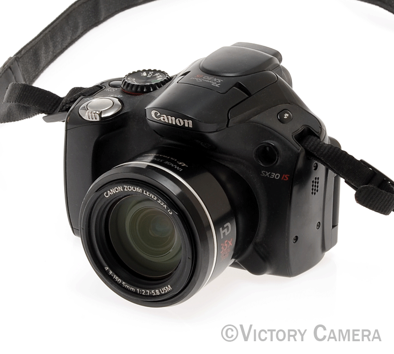 Canon PowerShot SX30 IS 14.1MP Digital Point And Shoot Camera [EXC] - Victory Camera