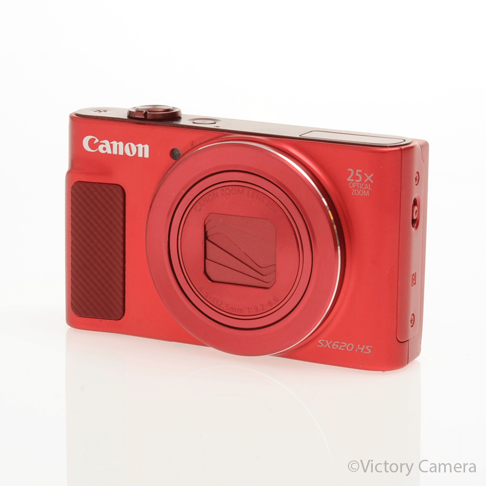 Canon PowerShot SX620 HS Red 20.2MP Digital Point & Shoot Camera [EXC] - Victory Camera